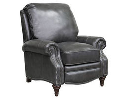 Avery Leather Recliner in Gray