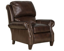 Churchill Leather Recliner (Double Fudge) In stock