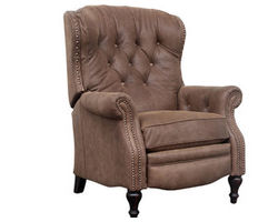 Kendall All Leather Recliner in Sanded Bomber