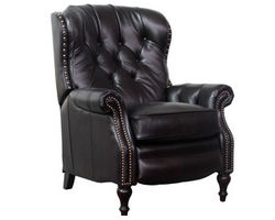 Kendall All Leather Recliner in Fudge
