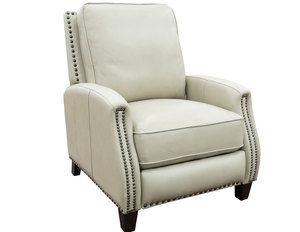 Melrose Leather Recliner in Cream