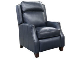 Nixon Leather Recliner in Blue