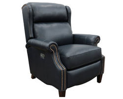 Philadelphia Leather Power Headrest - Power Lumbar - Power Recliner (Blue) In stock