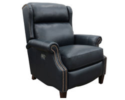 Philadelphia Leather Power Headrest - Power Lumbar - Power Recliner (Blue) In stock