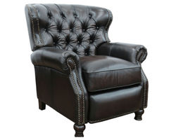 Presidential Leather Recliner (Coffee) In stock