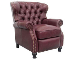Presidential Leather Recliner in Wine