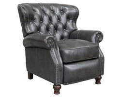 Presidential Leather Recliner in Gray