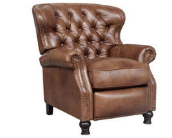 Presidential Leather Recliner in Tawny