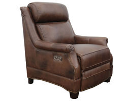 Warrendale Leather Power Headrest Power Recliner (Cognac) In stock