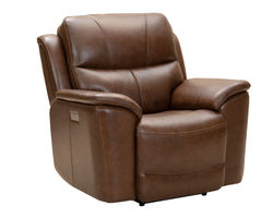 Kaden Leather Power Headrest - Power Lumbar - Power Recliner (Brown) In stock