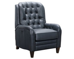 Whittington Leather Power Recliner in Blue