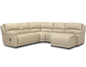 Charmed Leather Reclining Sectional (Made to order leathers)