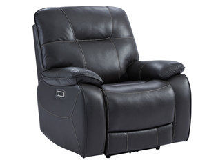 Axel Power Headrest Power Recliner in Ozone (Leather like fabric)