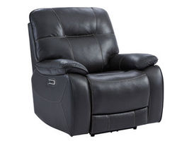 Axel Power Headrest Power Recliner in Ozone (Leather like fabric)