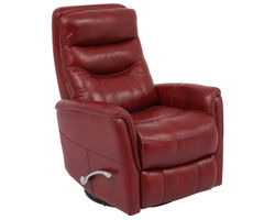 Gemini Leather Swivel Glider Recliner Rouge (In stock - Fast shipping)