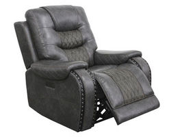 Outlaw Power Headrest Power Recliner (Leather like fabric) In stock - Fast shipping