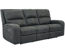Polaris 84" Power Headrest Power Reclining Sofa Slate (In stock - Fast shipping)
