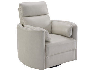 Radius FreeMotion Cordless Power Swivel Glider Recliner (Battery Operated) in Florence Ivory