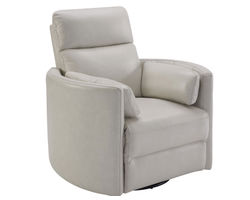 Radius FreeMotion Cordless Power Swivel Glider Recliner (Battery Operated) in Ivory Leather (In stock - Fast shipping)