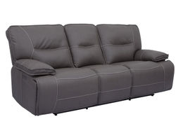 Spartacus 87" Power Headrest Power Reclining Sofa Haze (In stock - Fast shipping)