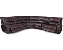 Swift Leather Clydesdale Power Headrest Power Reclining Sectional