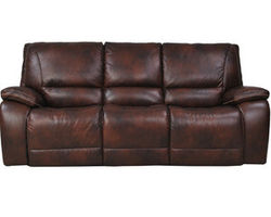 Vail Leather Power Headrest Power Reclining Sofa
