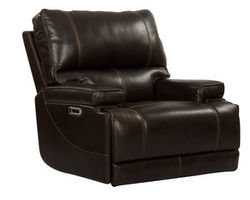 Whitman FreeMotion Cordless Power Headrest Power Recliner (Battery Operated) in Leather Coffee