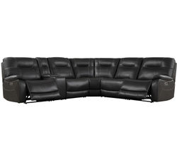 Axel Power Headrest Power Reclining Sectional in Ozone (In stock)