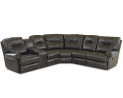Roadster Leather Reclining Sectional (Made to order leathers)