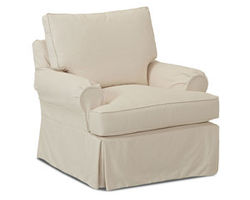 Carolina Slipcover Chair with Down Cushions