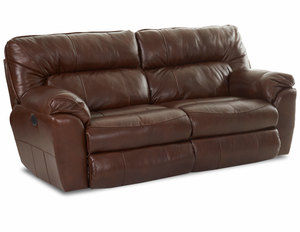 Freeman Leather Reclining Sofa (Extra Wide Seats) Made to order leathers