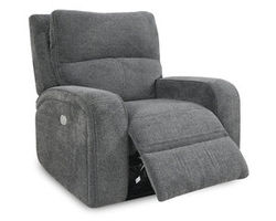 Polaris Grey Power Headrest Power Recliner