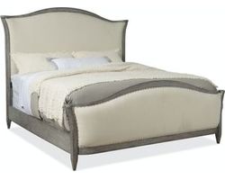 Ciao Bella Queen Upholstered Bed- Speckled Gray