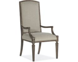 Woodlands Arched Upholstered Arm Chair - 2 Pack