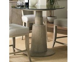 Elixir Glass Top 42&quot;Round Dining Table