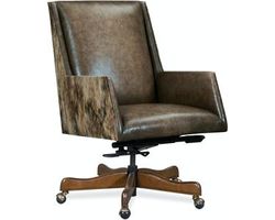 Rives Leather Executive Swivel Tilt Home Office Chair