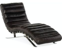 Caddock Leather Chaise