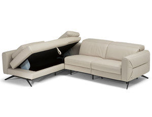 Patto C220 Leather Sectional with Storage Corner (Made to order leathers)