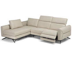 Patto C220 Power Reclining Power Headrest Sectional with Hidden Storage