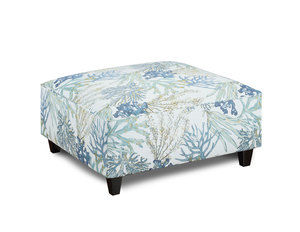 Coral Reef Oceanside Square Cocktail Ottoman
