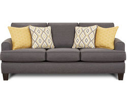 Maxwell Gray Dijon 85&quot; Sofa