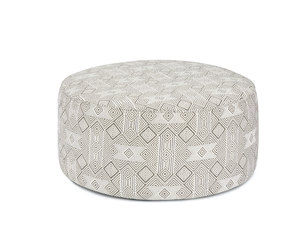 Nyos Charcoal 39&quot; Round Cocktail Ottoman