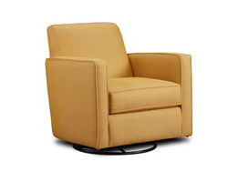 Gold Mine Citrine Swivel Glider Chair