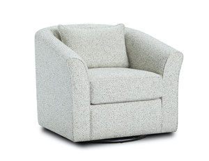 Chit Chat Domino Swivel Accent Chair