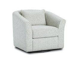 Chit Chat Domino Swivel Accent Chair
