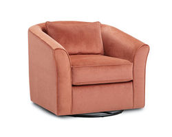 Geordie Clay Swivel Accent Chair