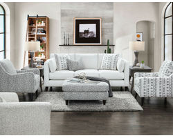 Winston Salt 4 Piece Living Room (Includes Sofa, 2 Chair and Cocktail Ottoman)