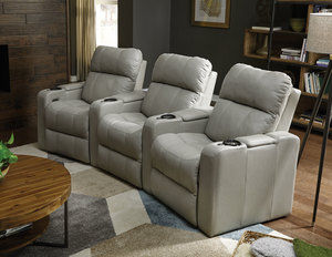 Soundtrack Power Headrest Power Reclining Home Theater Seating (Made to order fabrics and leathers)