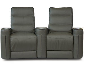 Beckett Home Theater Seating (power headrest - power lumbar - power recline) Made to order fabrics and leathers