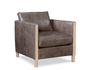 Nelson Leather Accent Chair (Made to order leathers)